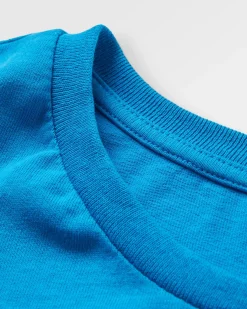 Classic Recycled Cotton Long Sleeve T-Shirt - Bluejay