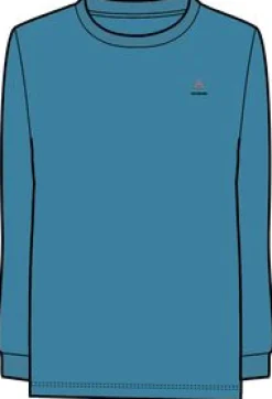 Classic Recycled Cotton Long Sleeve T-Shirt - Bluejay