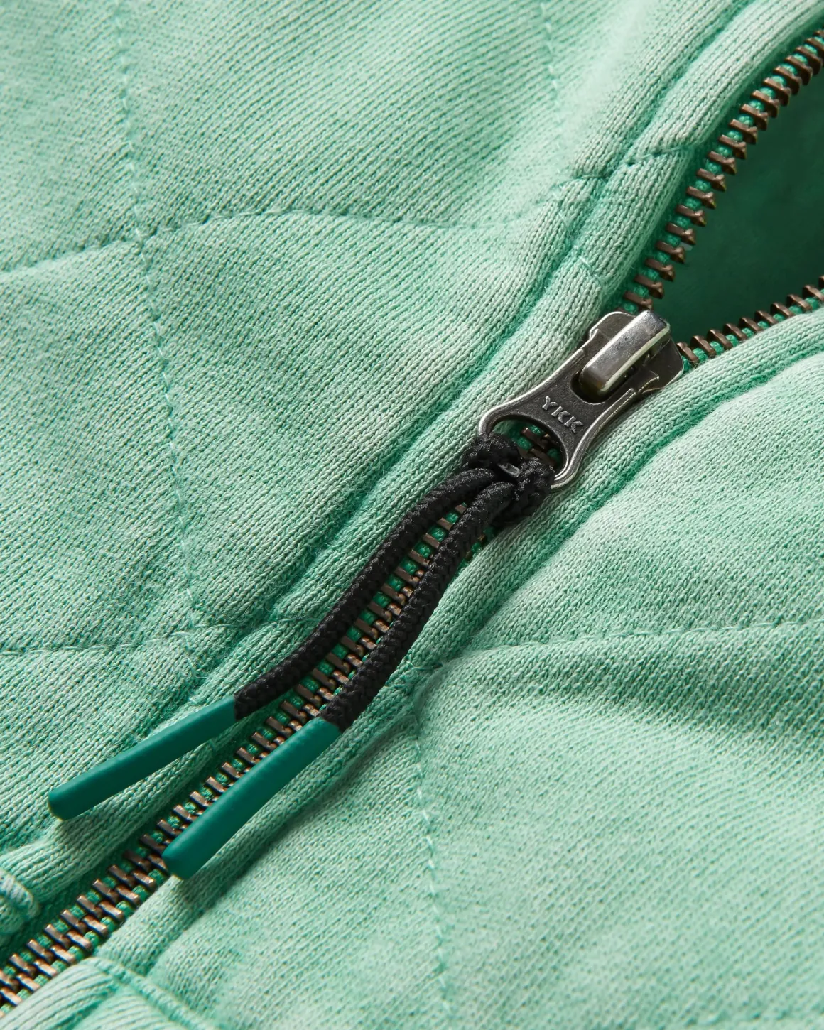 Clementine Quilted Full Zip - Green Spruce