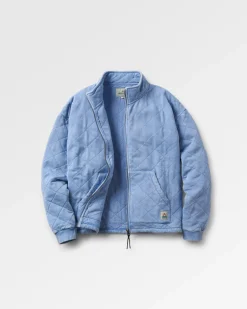 Clementine Quilted Full Zip - Cornflower