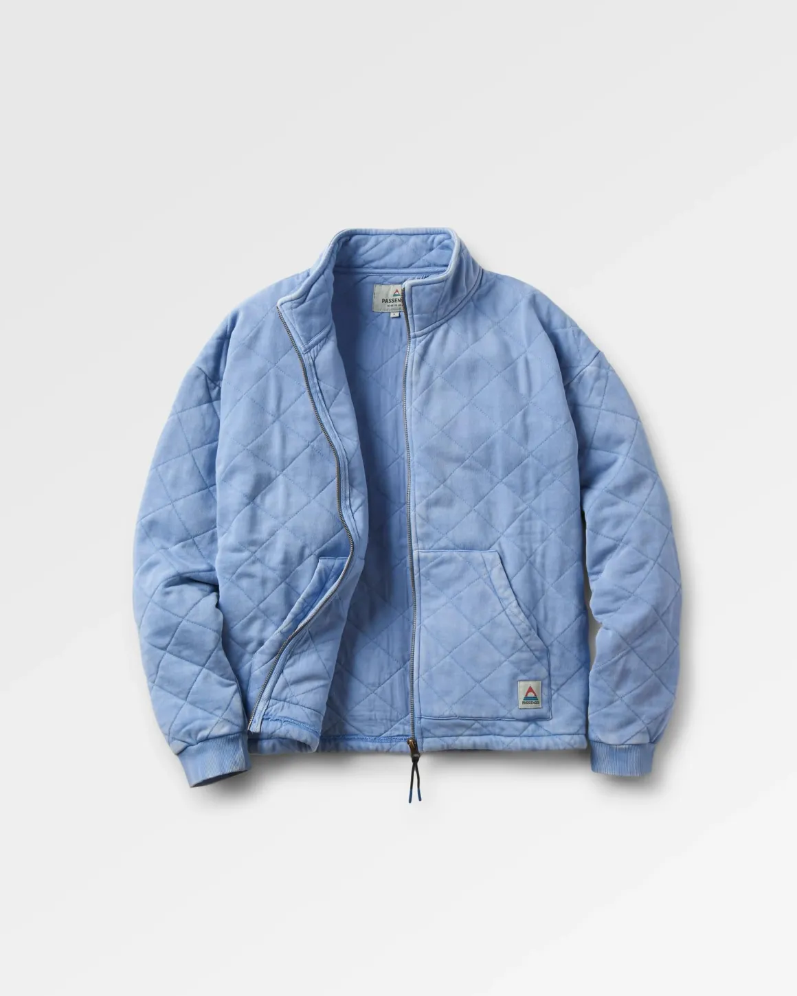 Clementine Quilted Full Zip - Cornflower
