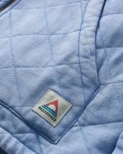 Clementine Quilted Full Zip - Cornflower