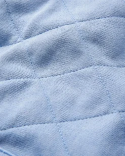 Clementine Quilted Full Zip - Cornflower