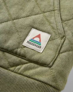 Clementine Recycled Quilted Vest - Khaki