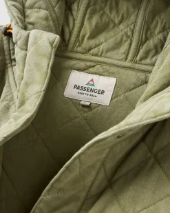 Clementine Recycled Quilted Vest - Khaki