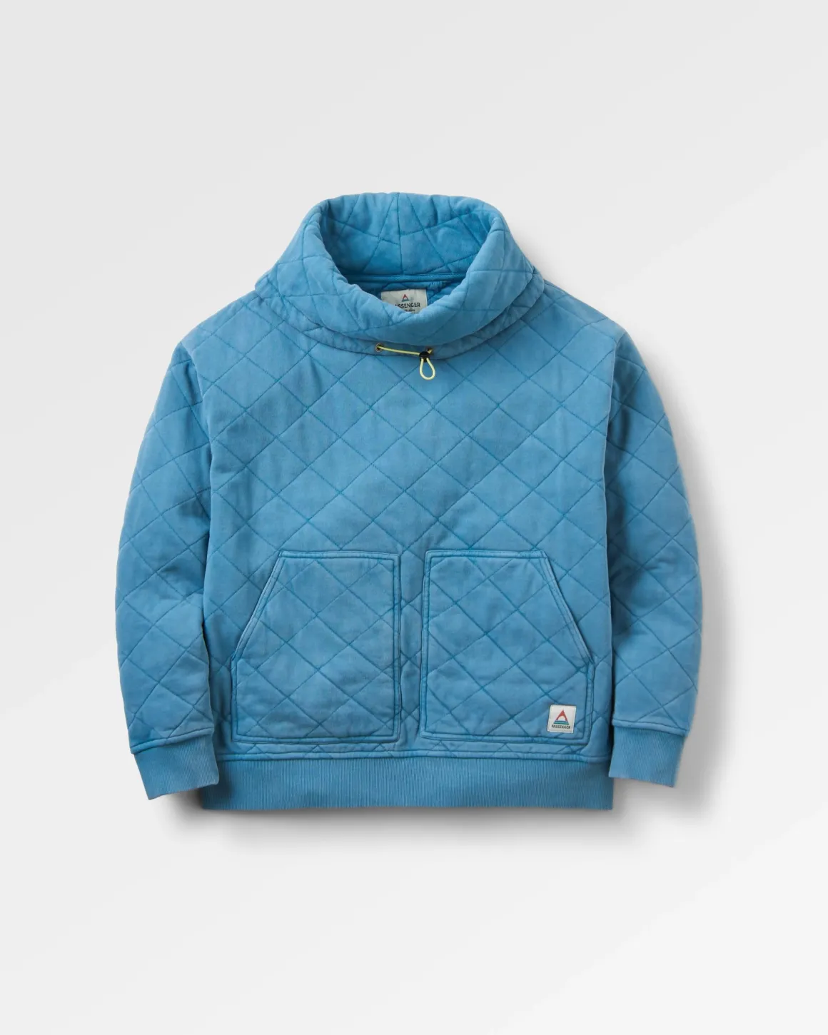 Clementine Recycled Quilted High Neck - Bluejay