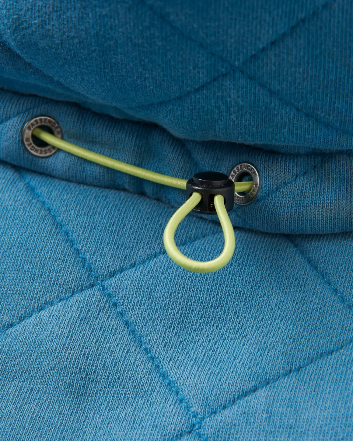 Clementine Recycled Quilted High Neck - Bluejay