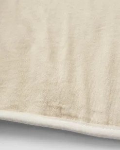 Clover Recycled Cotton-Lined Sherpa Fleece - Vintage White