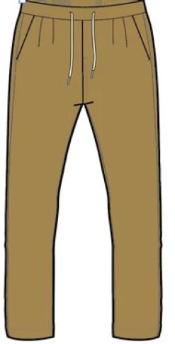 Compass Elasticated Waist Pant - Biscuit