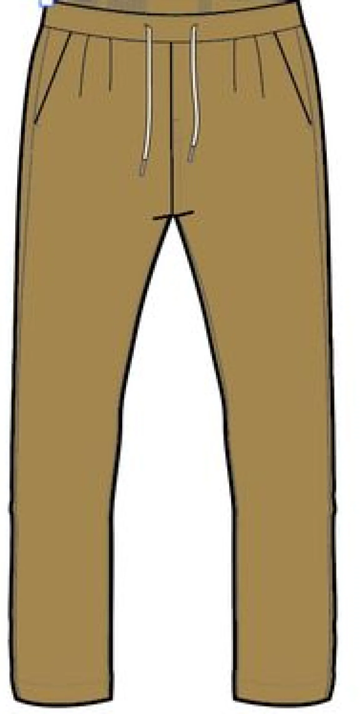 Compass Elasticated Waist Pant - Biscuit