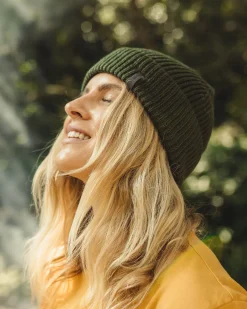 Compass Recycled Acrylic Beanie - Fir Tree