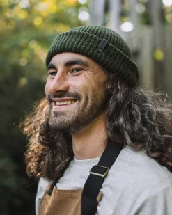 Compass Recycled Acrylic Beanie - Fir Tree