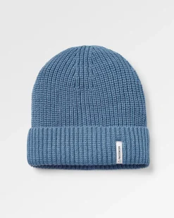 Compass Recycled Beanie - Moonlight Blue