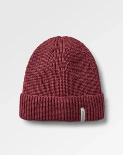 Compass Recycled Beanie - Wine