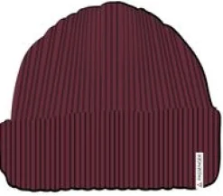 Compass Recycled Beanie - Wine