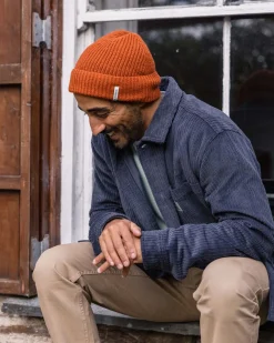 Compass Recycled Beanie - Rust