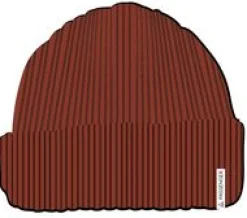 Compass Recycled Beanie - Rust