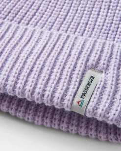 Compass Recycled Beanie - Lilac Mist