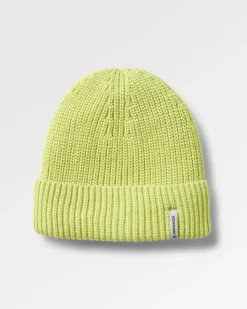 Compass Recycled Beanie - Lime Juice