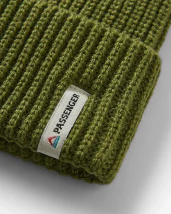 Compass Recycled Beanie - Khaki