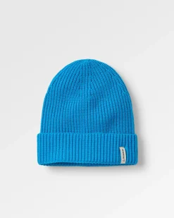 Compass Recycled Beanie - Bluejay