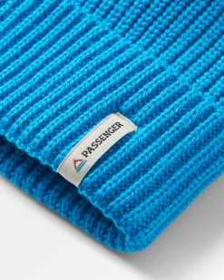 Compass Recycled Beanie - Bluejay