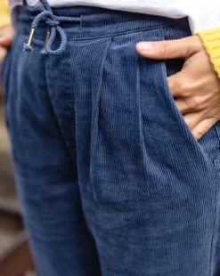 Compass Recycled Corduroy Pant - Dark Denim