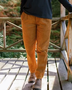 Compass Recycled Corduroy Pant - Coconut