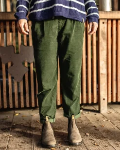 Compass Recycled Corduroy Pant - Fir Tree