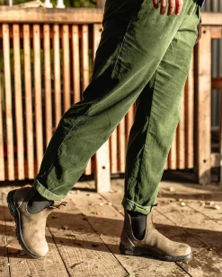 Compass Recycled Corduroy Pant - Fir Tree