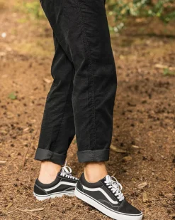 Compass Recycled Corduroy Pant - Black