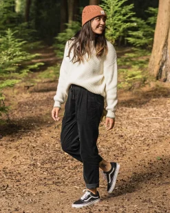 Compass Recycled Corduroy Pant - Black