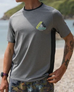 Cool Down Active T-shirt - Gray Marl