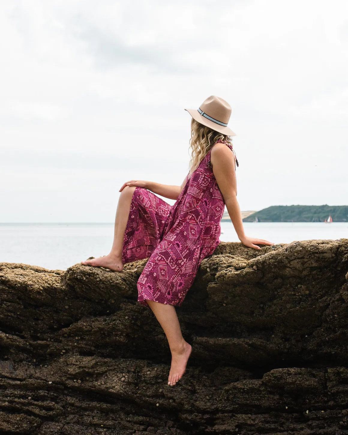 Copetín Jumpsuit - Vintage Patchwork Wine