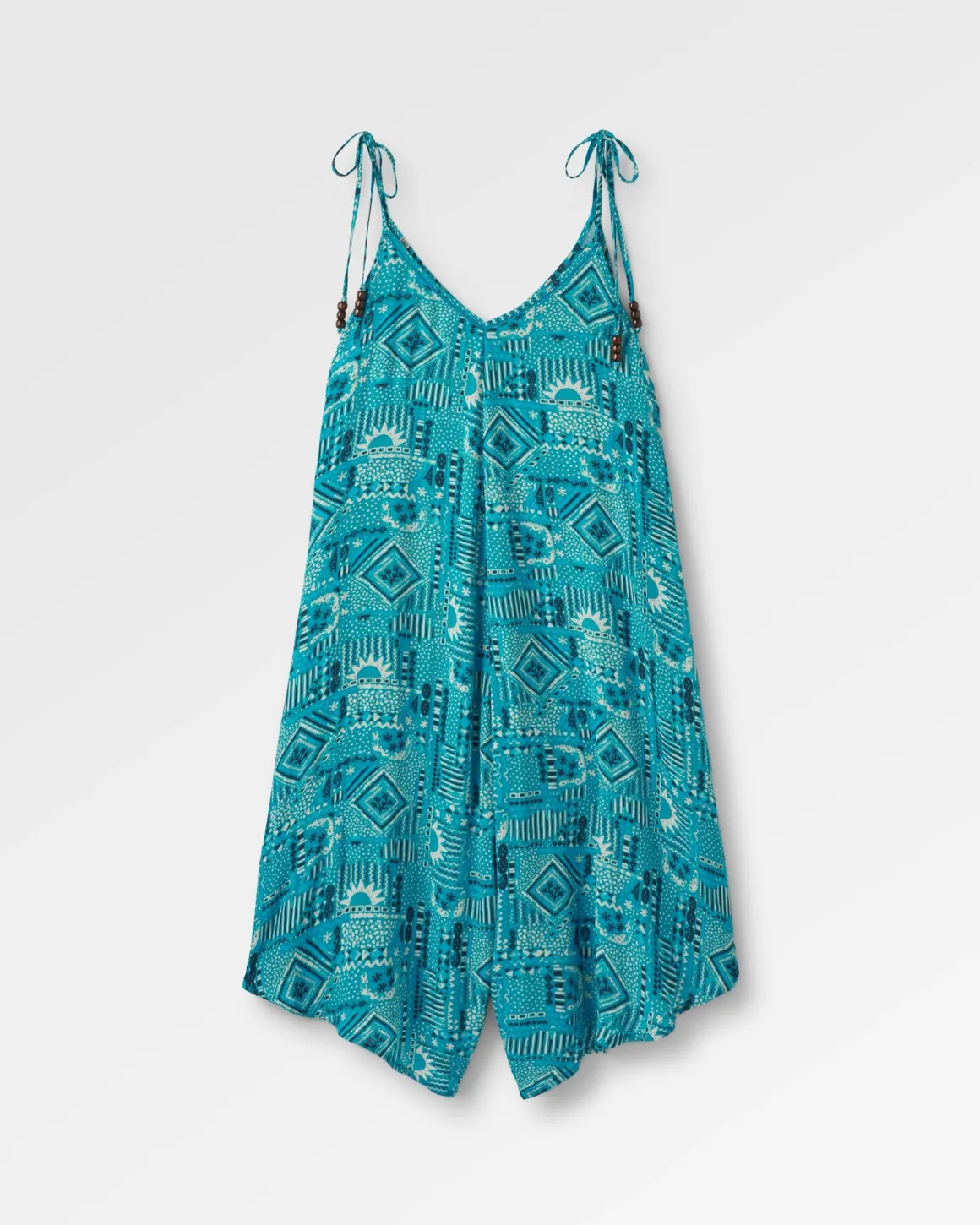 Copetín Jumpsuit - Vintage Patchwork Blue Pool