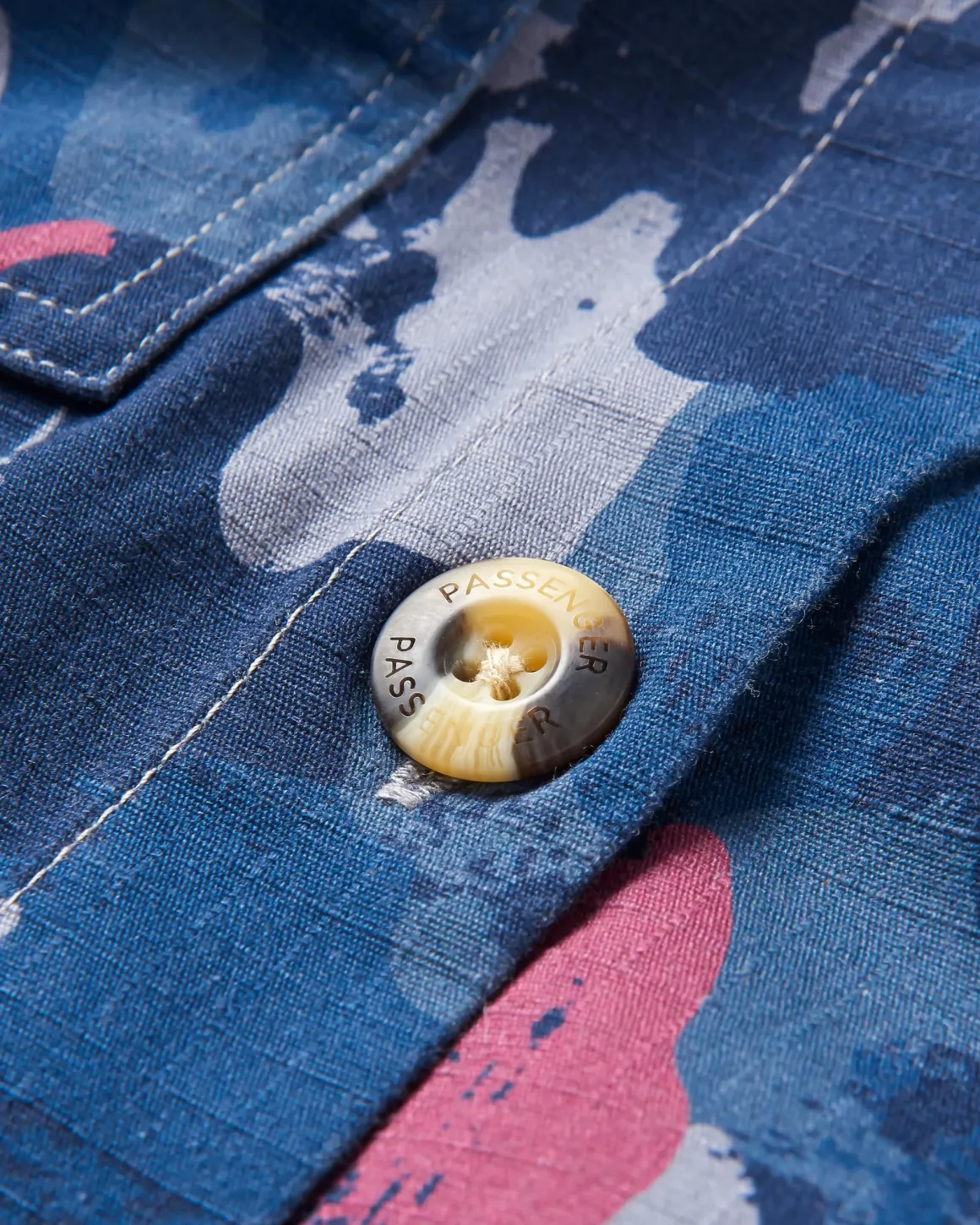 Coral Organic Cotton Long Sleeve Shirt - Sycamore Camo