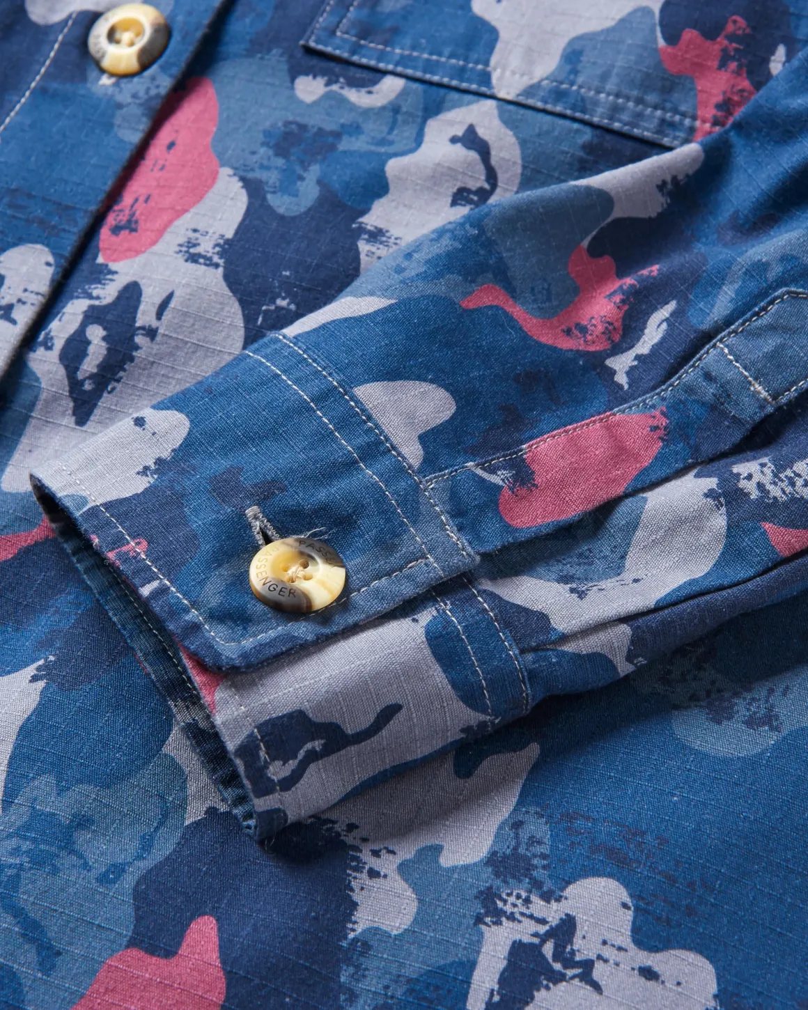 Coral Organic Cotton Long Sleeve Shirt - Sycamore Camo