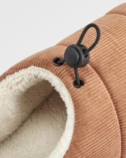 Corduroy Hut Slipper Recharge - Coconut