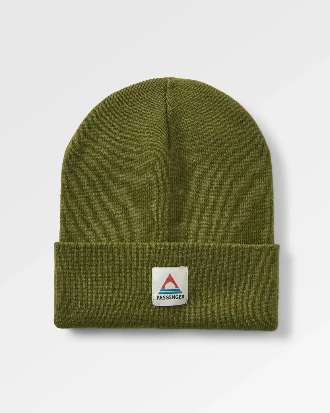 Core Recycled Acrylic High-Top Beanie - Khaki Green