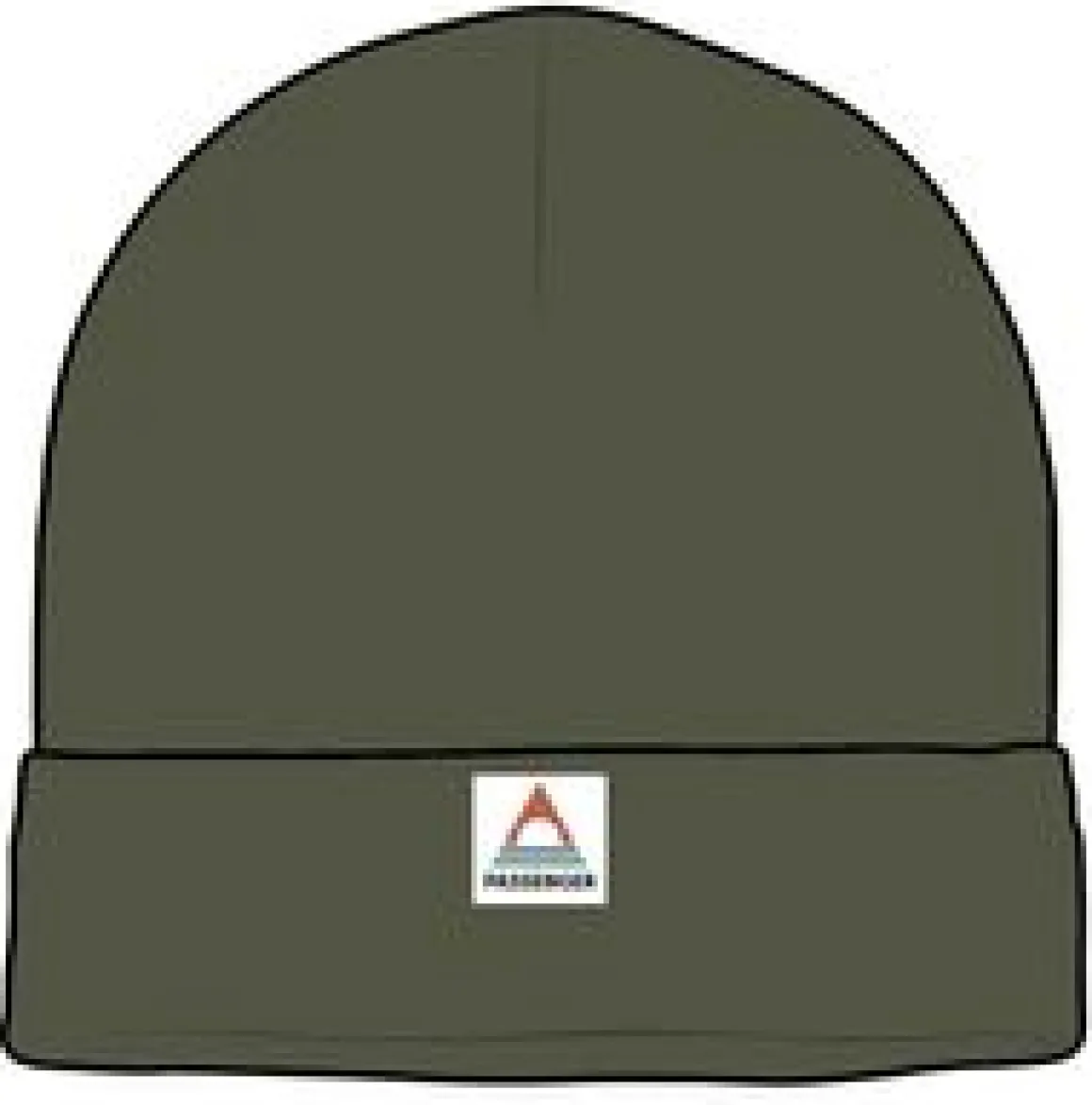 Core Recycled Acrylic High-Top Beanie - Khaki Green