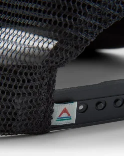 Core Recycled Cotton Trucker Hat - Black/ White