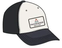 Core Recycled Cotton Trucker Hat - Black/ White