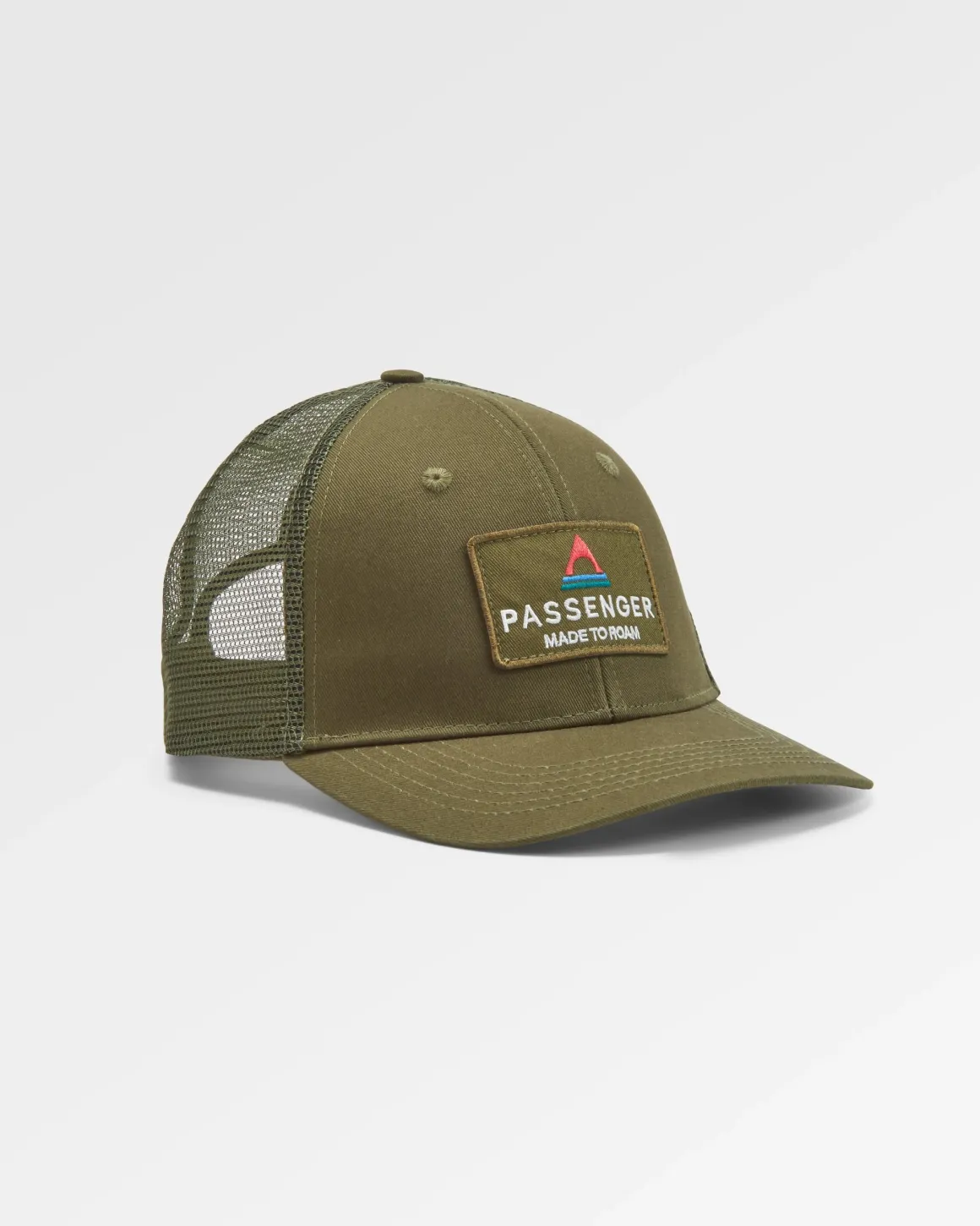 Core Recycled Cotton Trucker Hat - Khaki Green