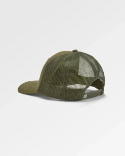 Core Recycled Cotton Trucker Hat - Khaki Green