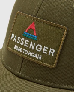 Core Recycled Cotton Trucker Hat - Khaki Green