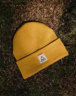 Core Recycled Low-Top Beanie - Mustard Yellow