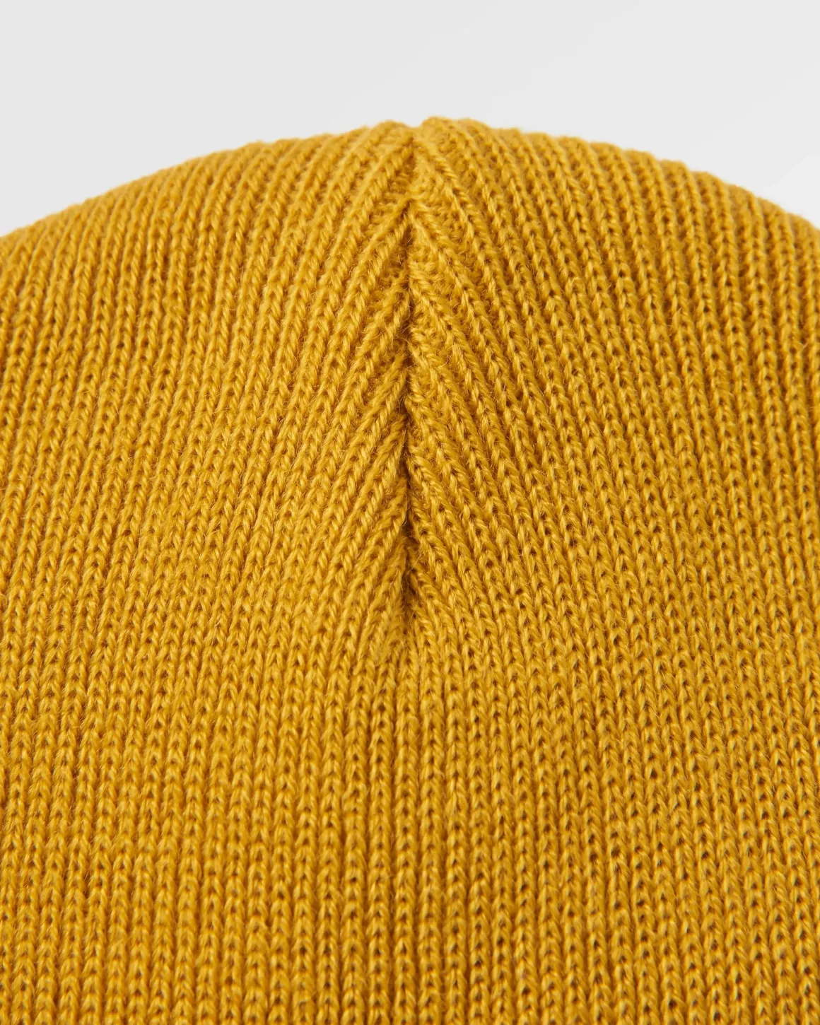 Core Recycled Low-Top Beanie - Mustard Yellow