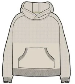 Cove Recycled Knitted Hoodie - Off White