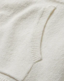 Cove Recycled Knitted Hoodie - Off White