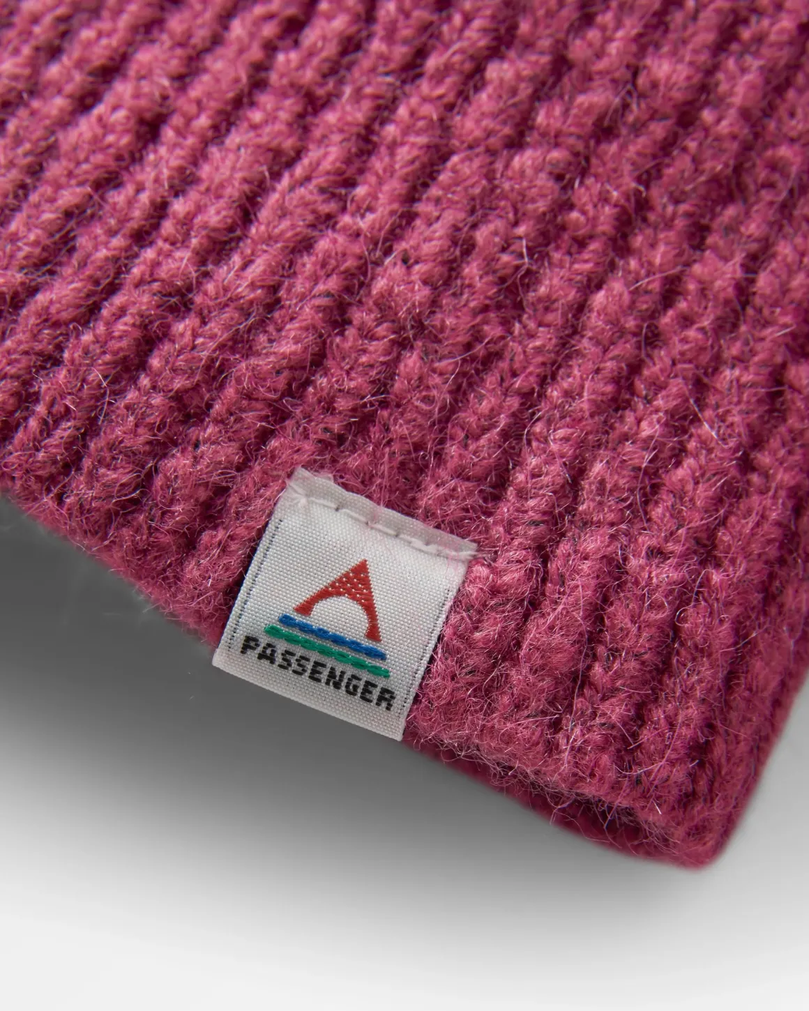 Cove Recycled Knitted Hoodie - Rhubarb